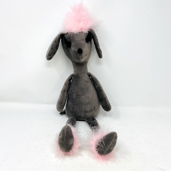Hobby Lobby Grey Poodle Weighted Shelf Sitter - Picture 1 of 9